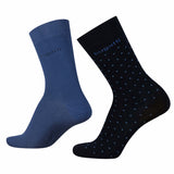 Bugatti® čarape (socks) 2-pak (2 para; 1 dezenirane+1 jednobojne)